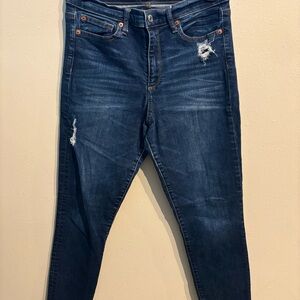 Gap Distressed Blue Denim Jeans